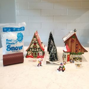 (SOLD) Dept 56 North Pole Series - Start a Tradition Set Cir. 1996 (Retired)